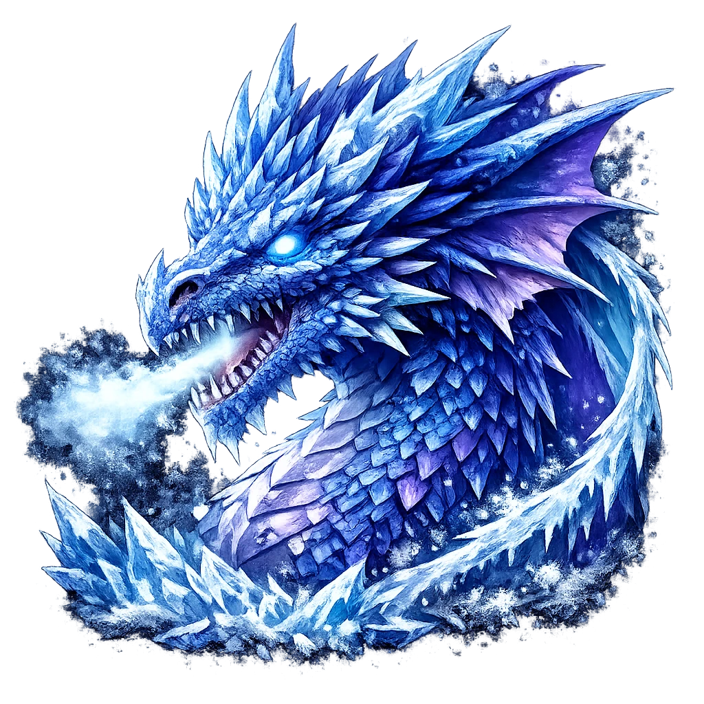 Blauer Drache