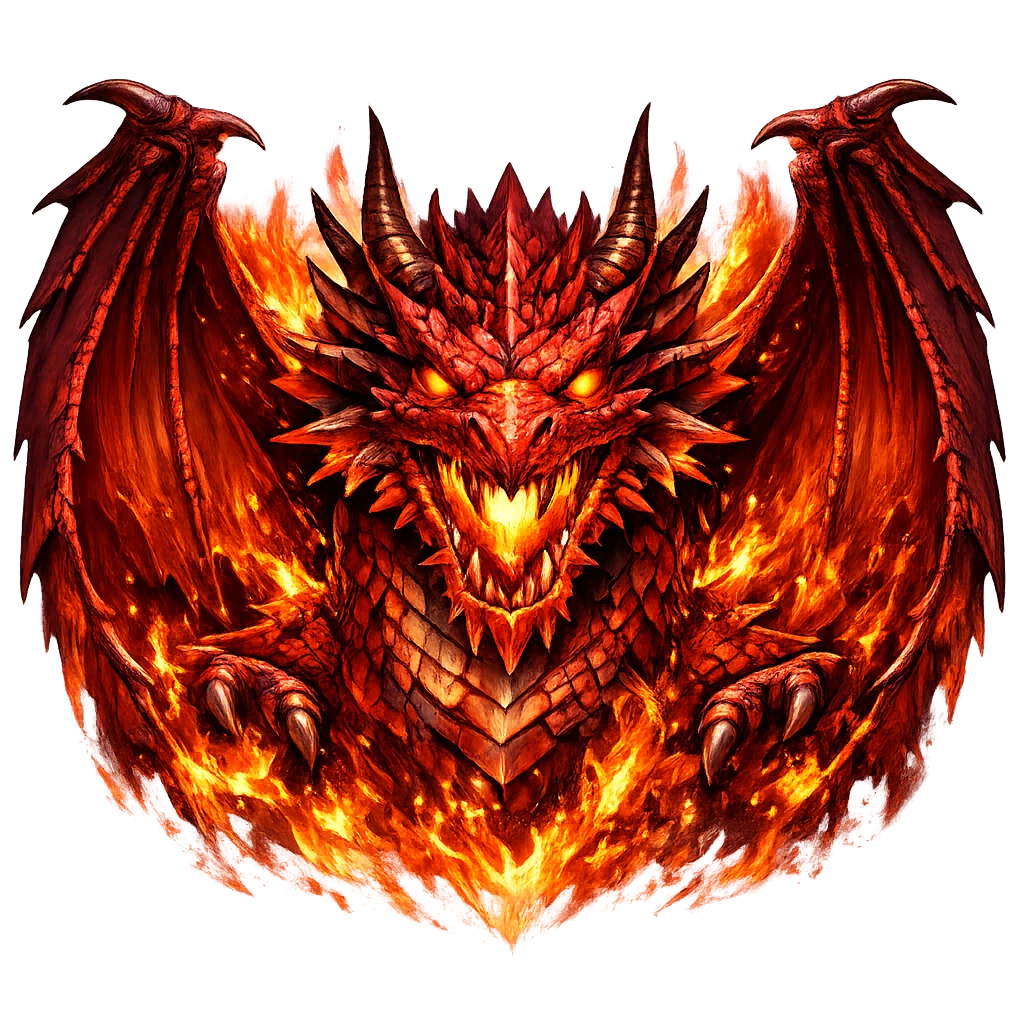 Roter Drache